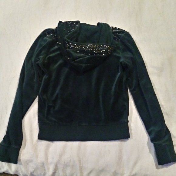 Womens Express Jacket Hoodie Rhinestone Detail sm - Picture 5 of 5